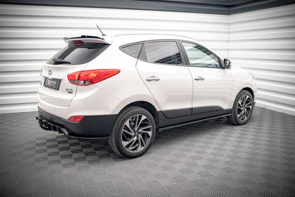 Seitenschweller Ansatz für Hyundai ix35 Mk1 schwarz matt