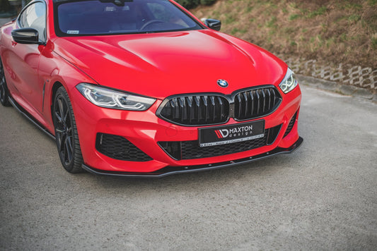 Front Ansatz V.1 für BMW 8 Coupe G15 / 8 Gran Coupe M Paket G16 schwarz matt