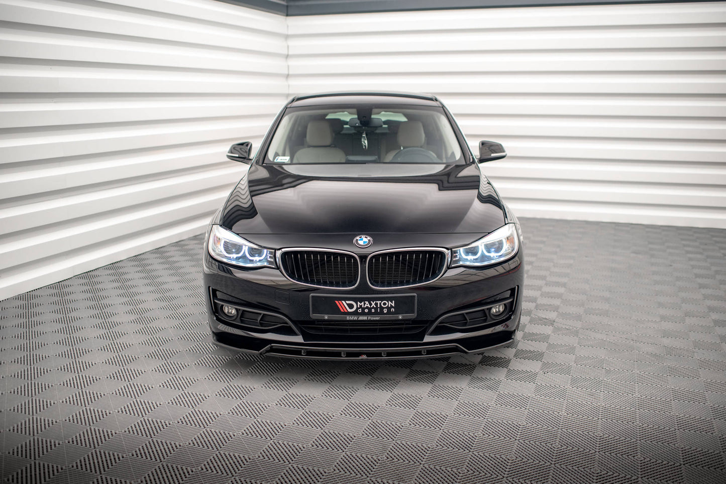 Front Ansatz für BMW 3er GT F34 schwarz Hochglanz