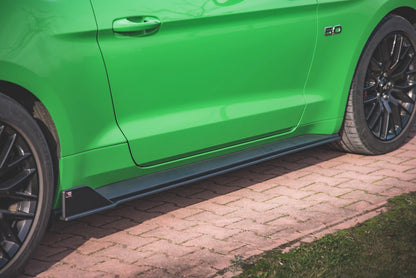 Street Pro Seitenschweller Ansatz für V.2 für Ford Mustang GT Mk6 Facelift