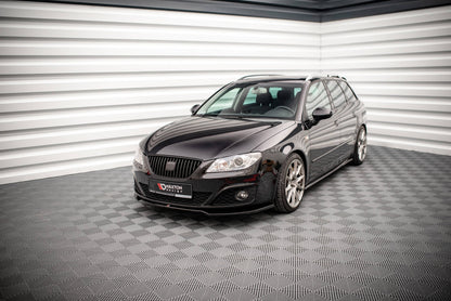 Front Ansatz V.2 für Seat Exeo schwarz matt