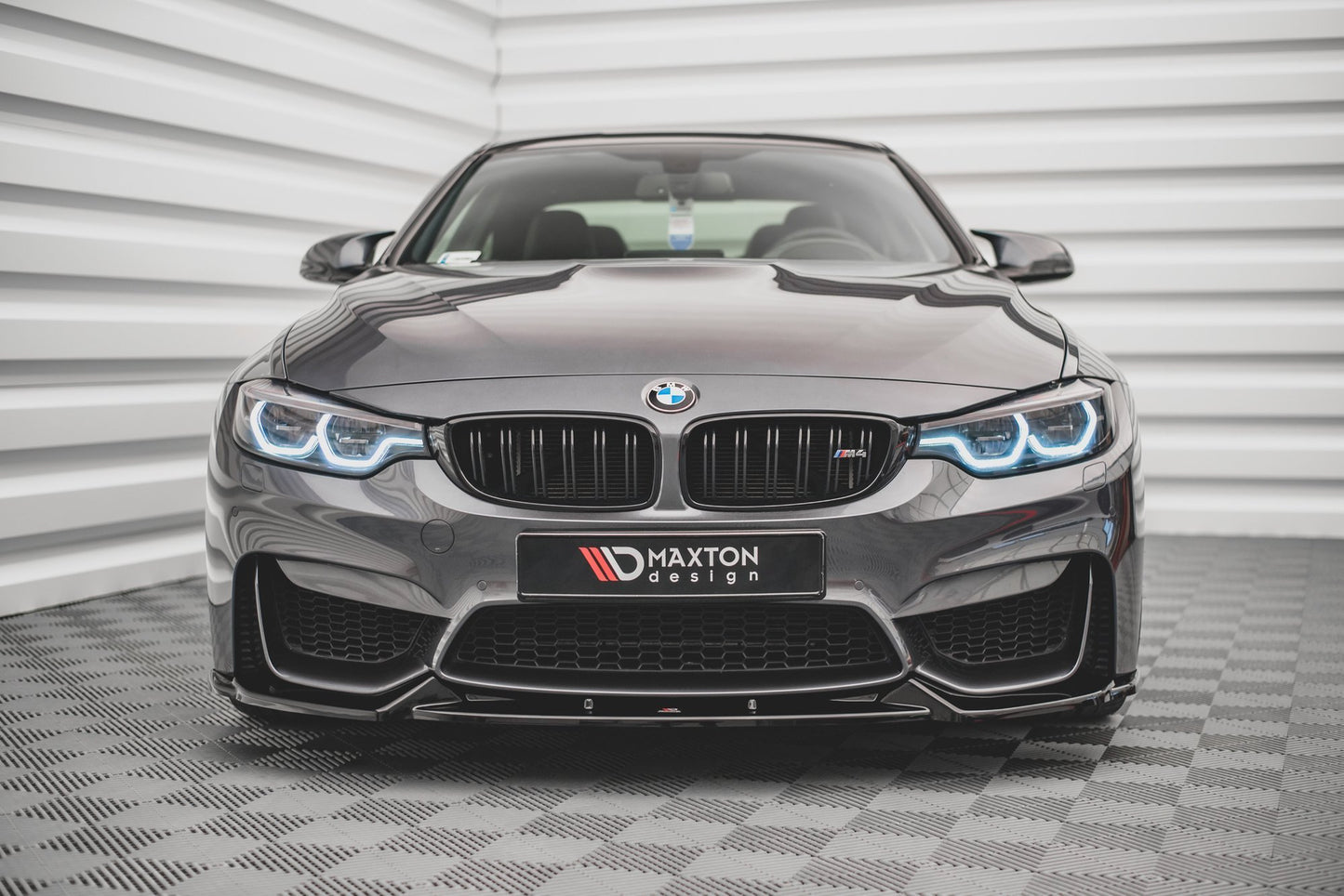 Front Ansatz für BMW M4 F82 Carbon Look