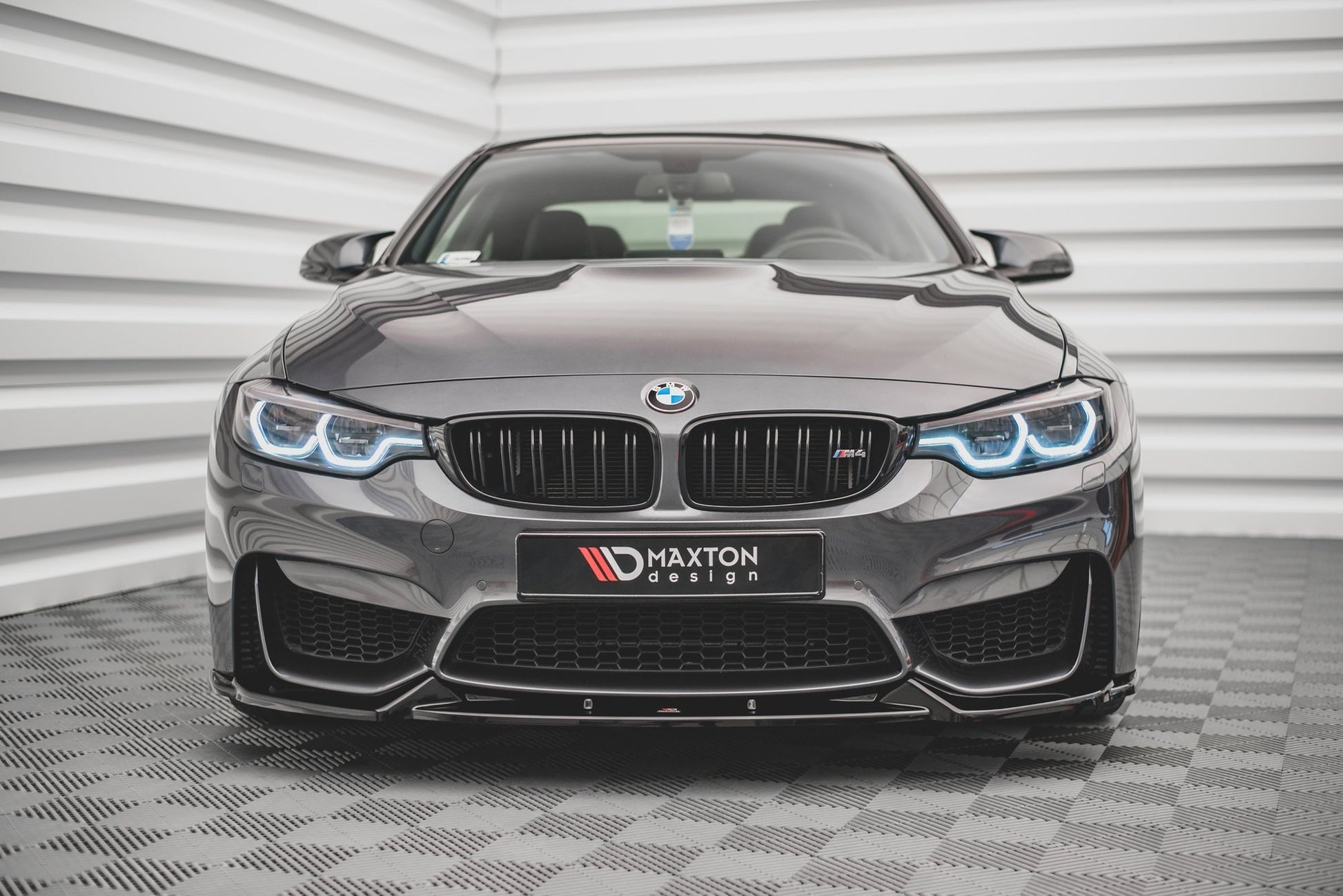 Front Ansatz für BMW M4 F82 Carbon Look