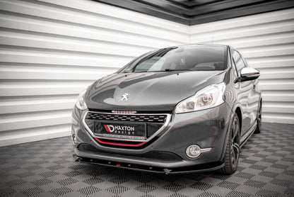 Front Ansatz V.2 für Peugeot 208 GTi Mk1 schwarz matt