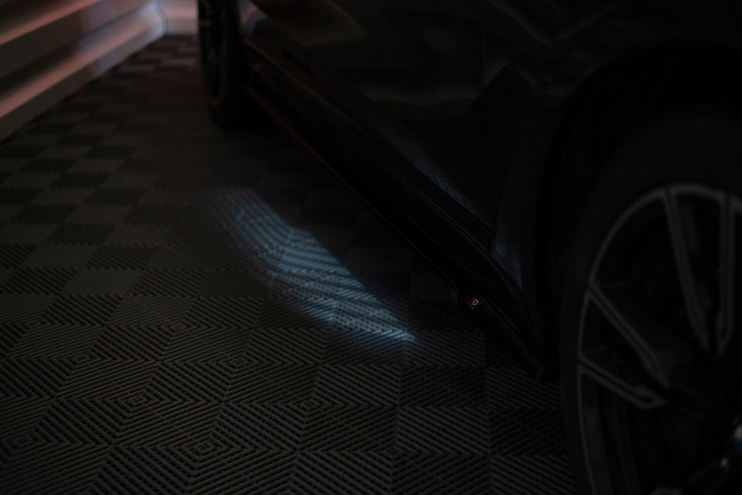 Seitenschweller Ansatz für BMW X7 M G07 schwarz matt