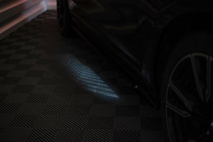 Seitenschweller Ansatz für BMW X7 M G07 schwarz matt