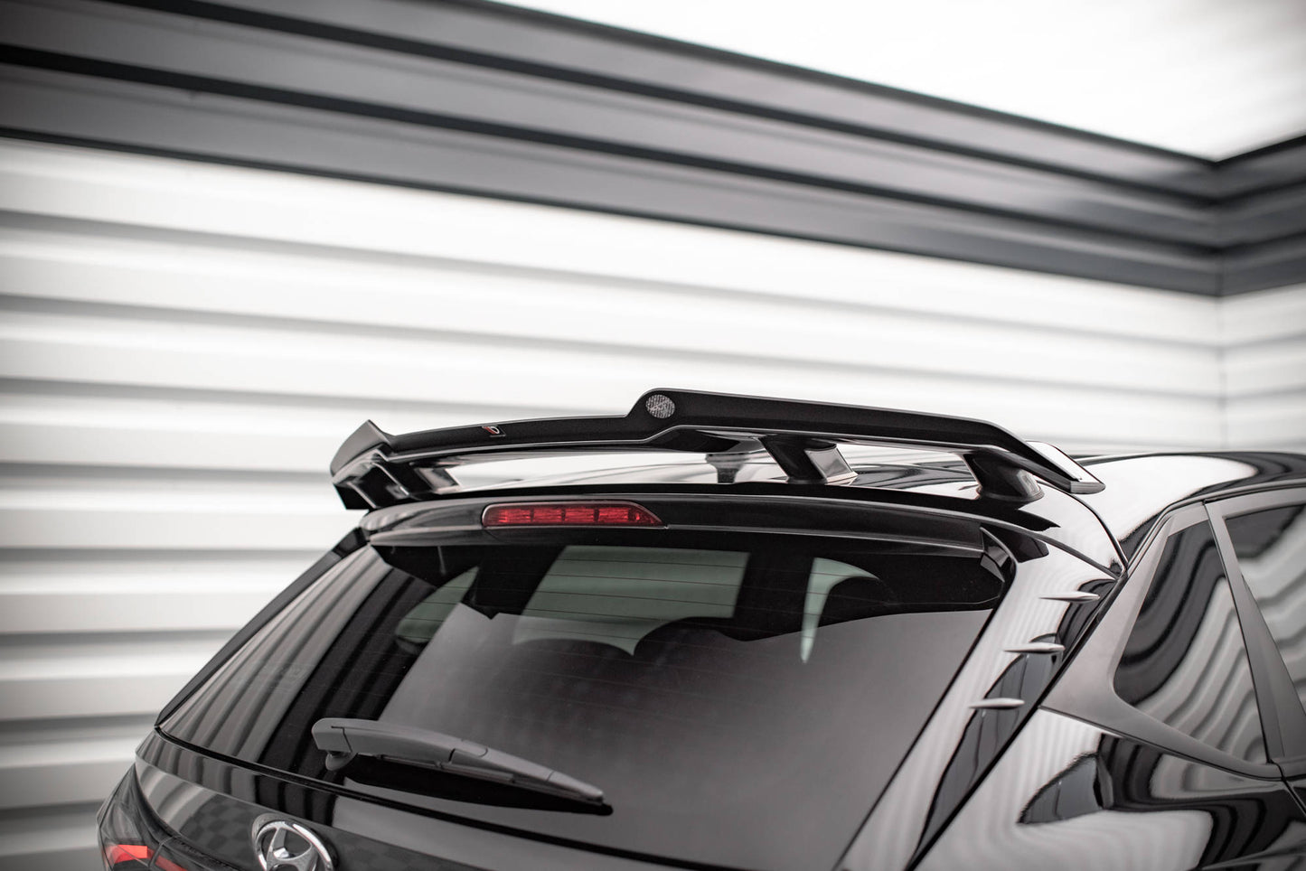 Spoiler CAP für Hyundai I20 N Mk3 schwarz matt