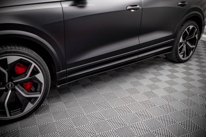 Seitenschweller Ansatz für Audi RSQ8 Mk1 schwarz matt