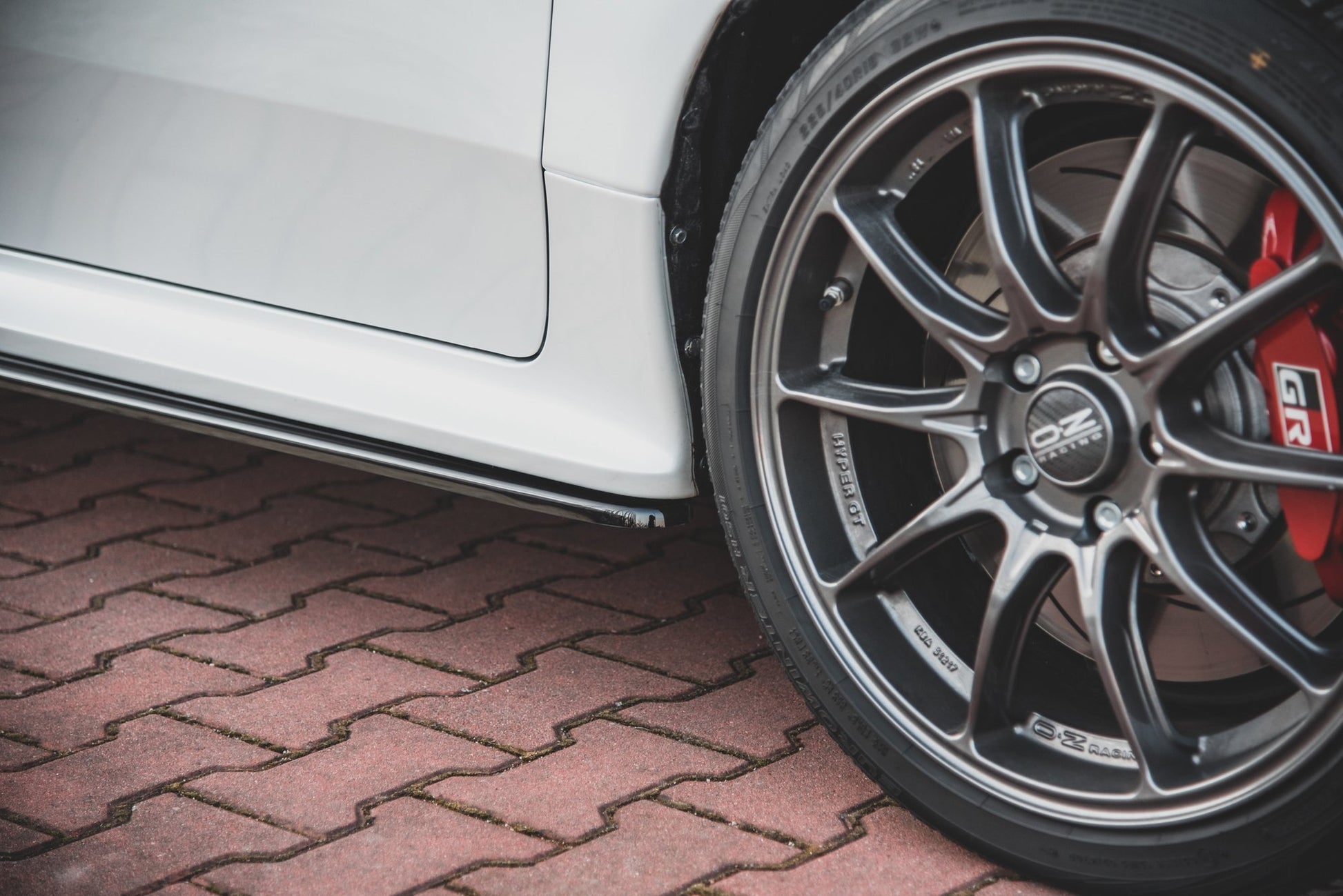 Seitenschweller Ansatz für V.1 für Toyota GR Yaris Mk4 schwarz matt