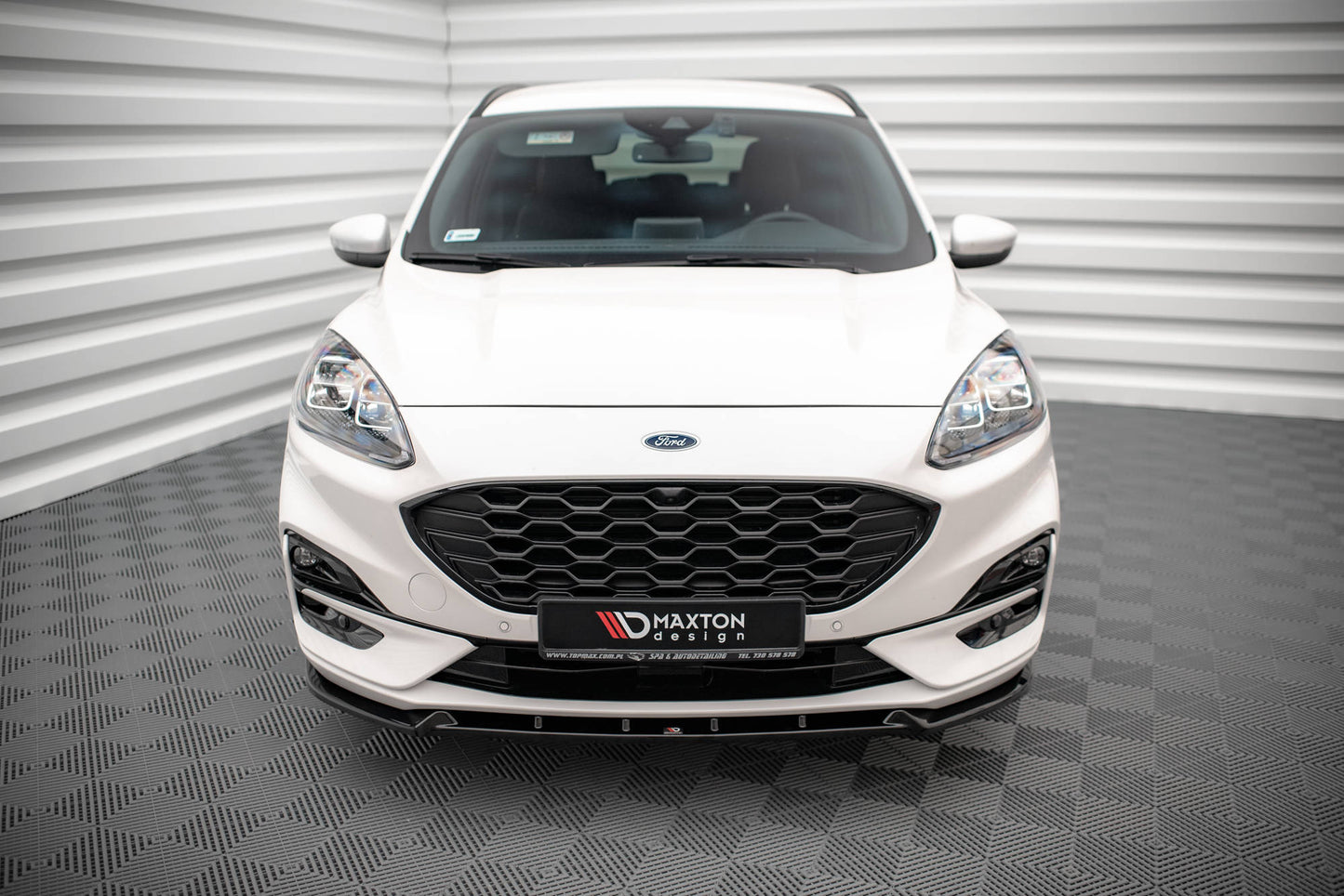 Front Ansatz für Ford Kuga ST-Line Mk3 schwarz matt