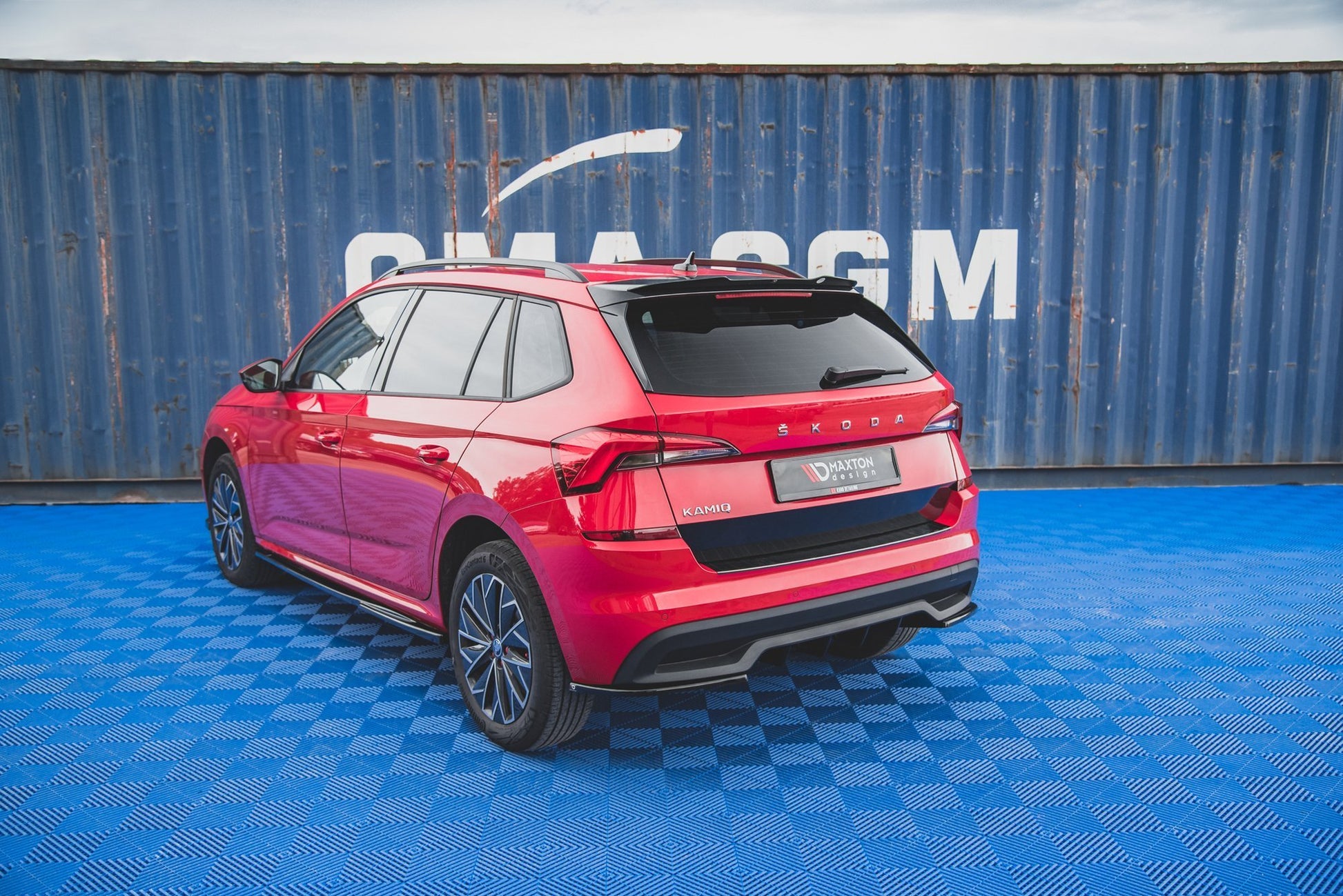 Spoiler CAP für Skoda Kamiq schwarz matt