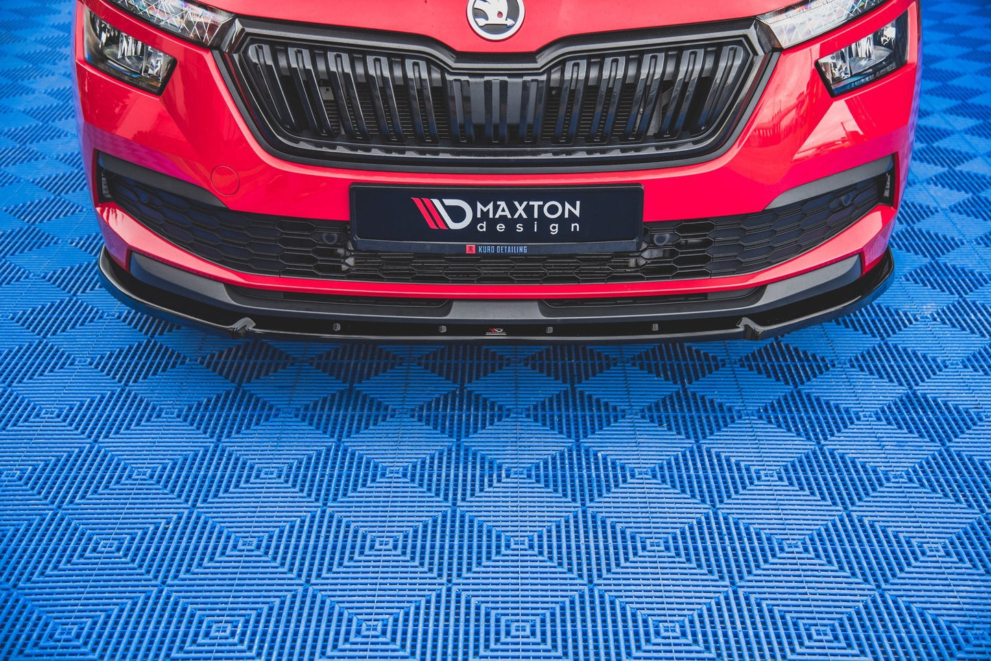 Front Ansatz V.2 für Skoda Kamiq schwarz matt