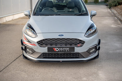 Front Ansatz V.4 für Ford Fiesta Mk8 ST / ST-Line schwarz matt