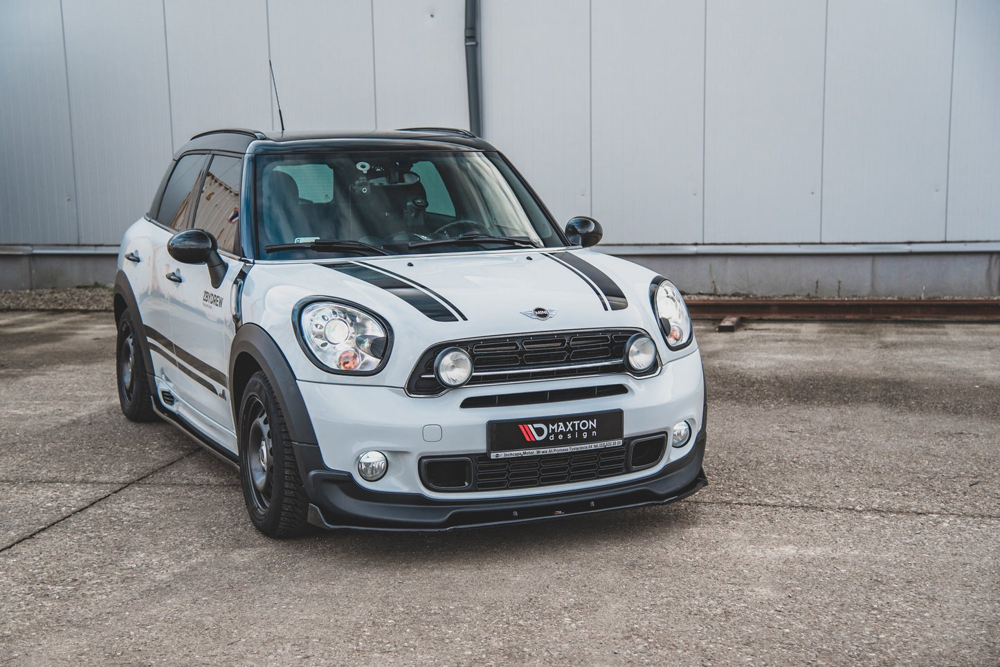 Front Ansatz für Mini Countryman Mk1 JCW  Carbon Look
