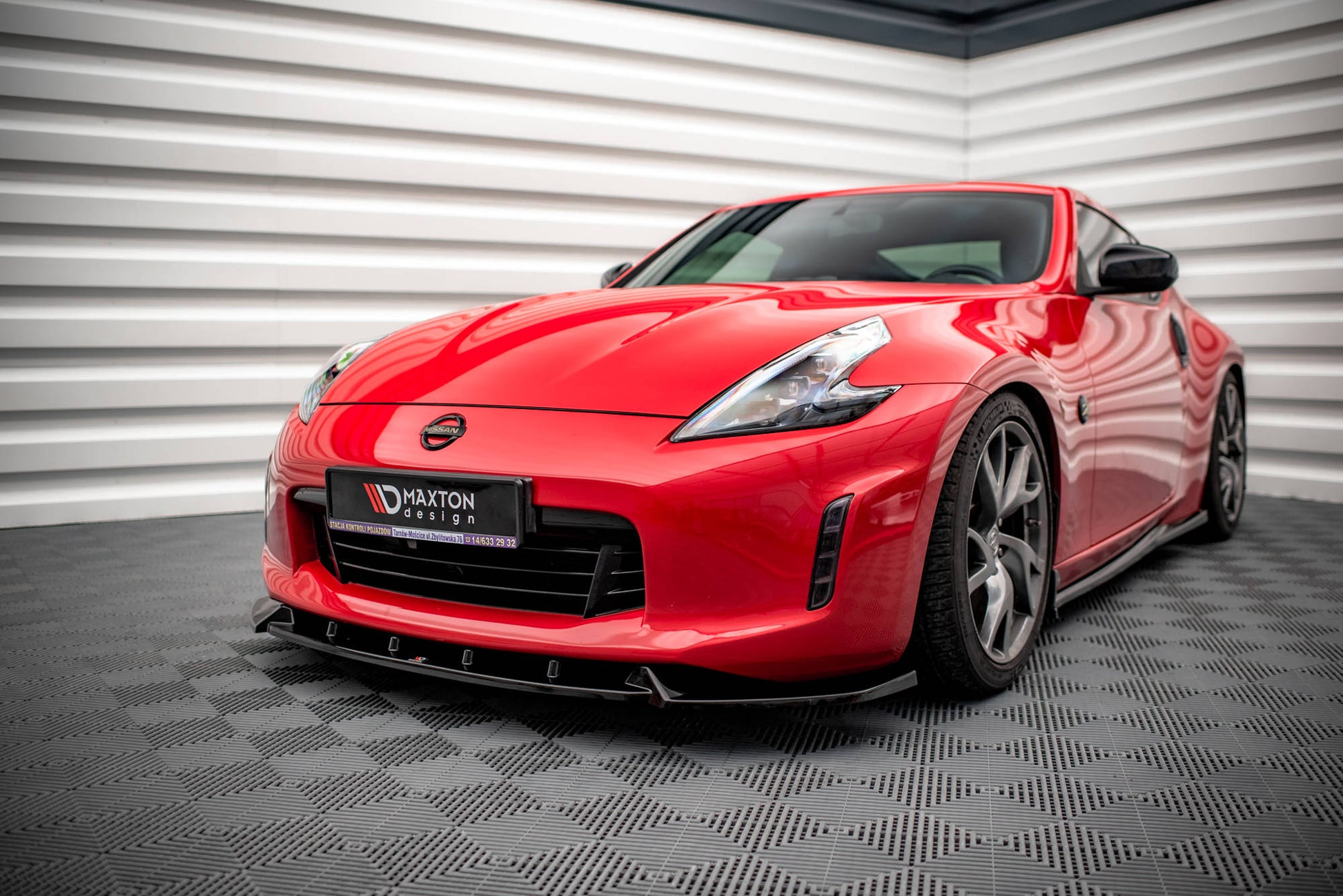 Front Ansatz V.3 für Nissan 370Z Facelift Carbon Look