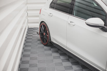 Side Flaps Volkswagen Golf 8 GTI / GTI Clubsport schwarz Hochglanz