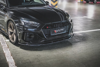 Front Ansatz V.3 für Audi RS5 F5 Facelift schwarz matt