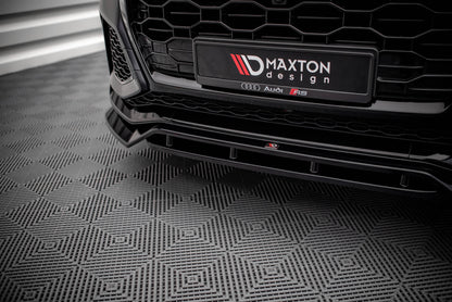 Front Ansatz V.3 für Audi RSQ8 Mk1 schwarz Hochglanz