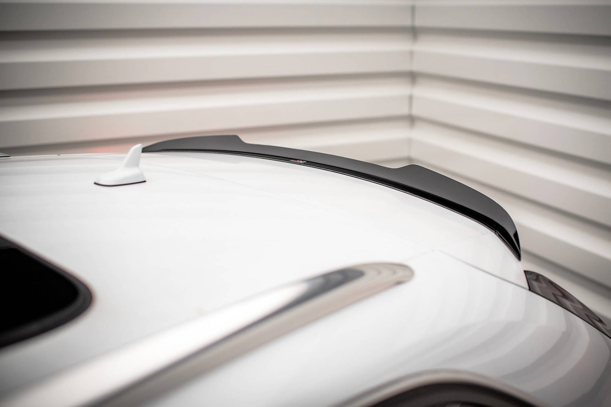 Spoiler CAP für Audi Q3 8U Facelift schwarz matt