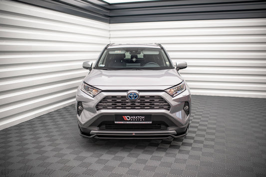 Front Ansatz für Toyota RAV4 Mk5 schwarz Hochglanz