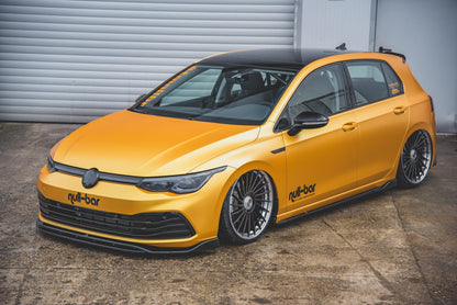 Front Ansatz V.2 für VW Golf 8  schwarz Hochglanz