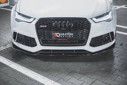Front Ansatz V.4 für Audi RS6 C7 schwarz matt