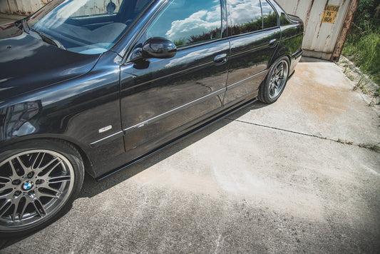 Seitenschweller Ansatz für BMW M5 E39 schwarz Hochglanz