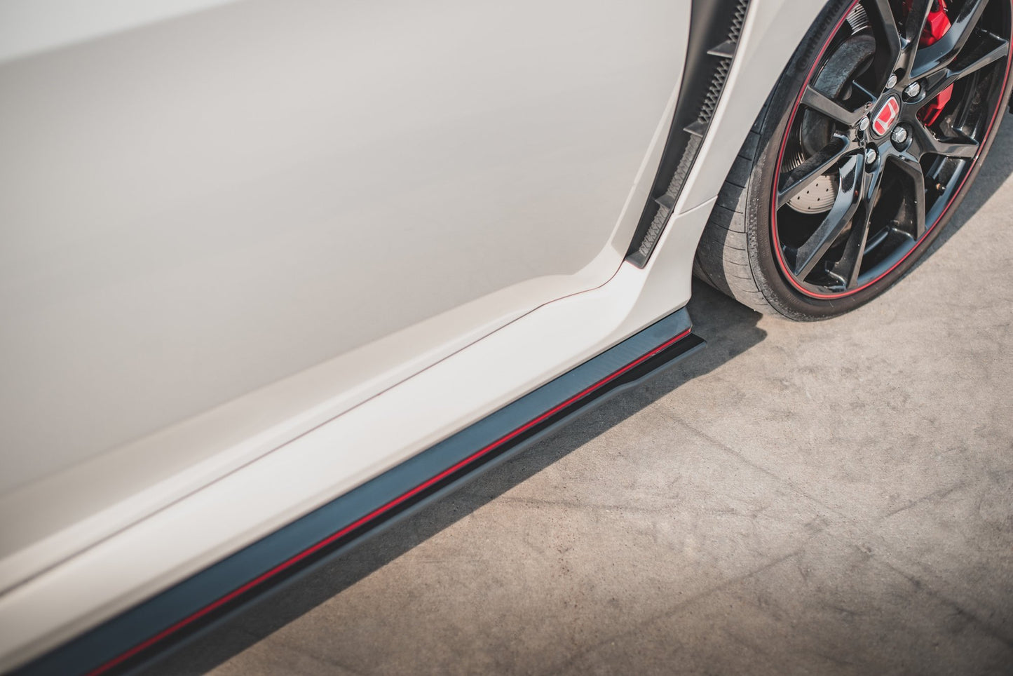 Robuste Racing Seitenschweller Ansatz für für V.2 Honda Civic X Type-R