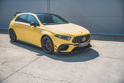Front Ansatz V.1 für Mercedes-AMG A 45 S W177 schwarz Hochglanz