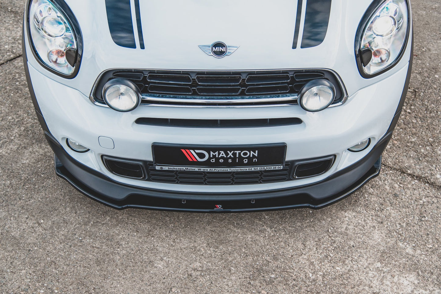 Front Ansatz für Mini Countryman Mk1 JCW  Carbon Look