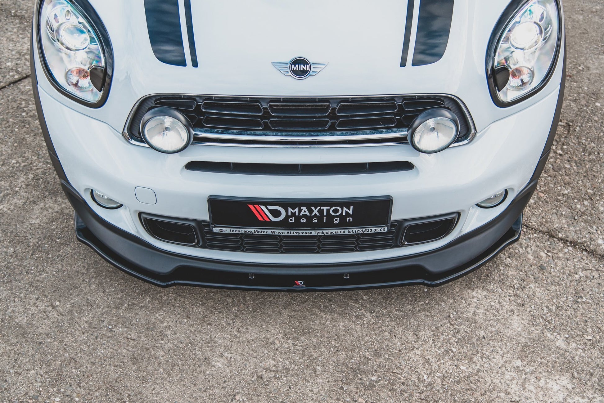 Front Ansatz für Mini Countryman Mk1 JCW  Carbon Look