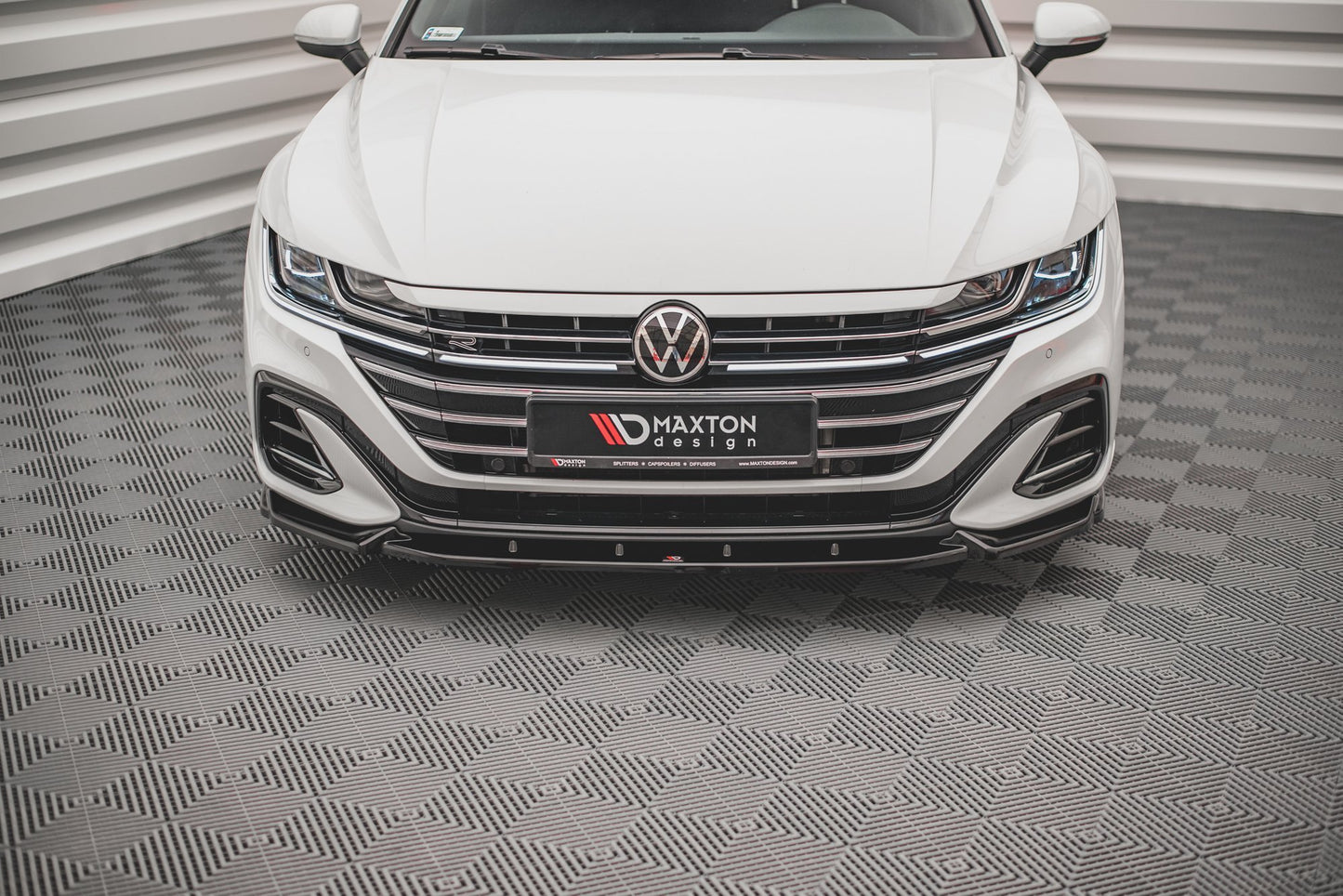 Front Ansatz V.1 für Volkswagen Arteon R-Line Facelift Carbon Look