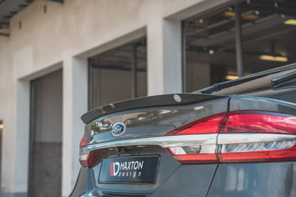 Spoiler CAP für Ford Mondeo Liftback Mk5 Facelift schwarz matt