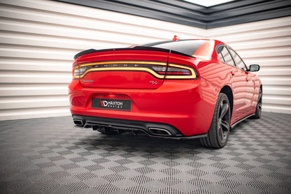 Spoiler CAP für Paket Dodge Charger RT Mk7 Facelift schwarz matt