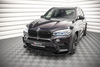 Front Ansatz V.2 für BMW X5 M F15 schwarz Hochglanz