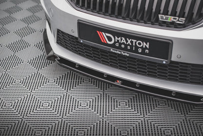 Front Ansatz V.3 für Skoda Octavia RS Mk3 schwarz matt