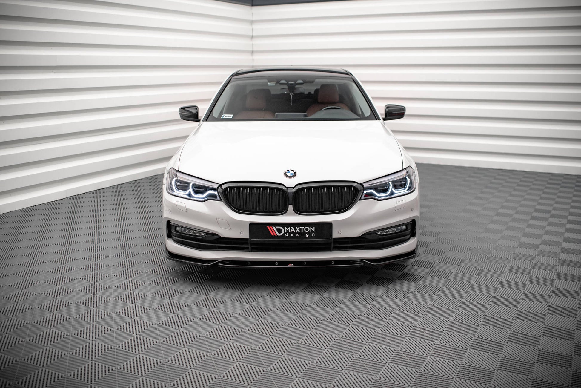 Front Ansatz V.2 für BMW 5er G30 Carbon Look