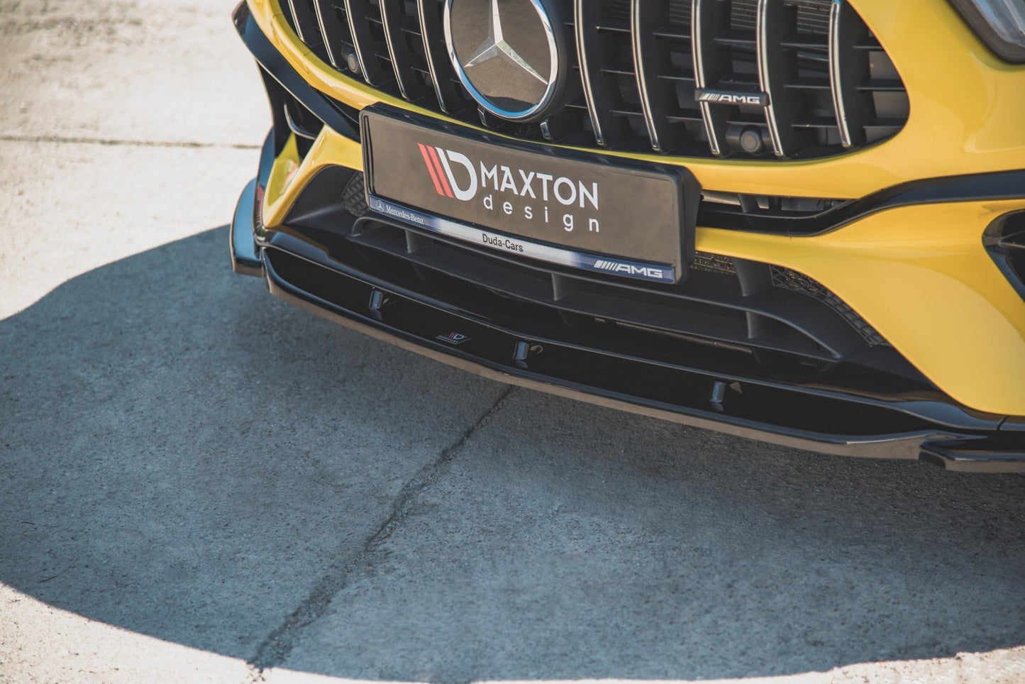Front Ansatz V.2 für Mercedes-AMG A 45 S W177 schwarz matt