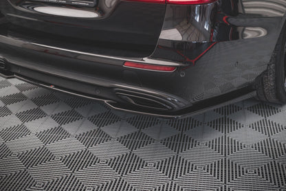 Mittlerer Diffusor Heck Ansatz für Mercedes-Benz E W213 Carbon Look