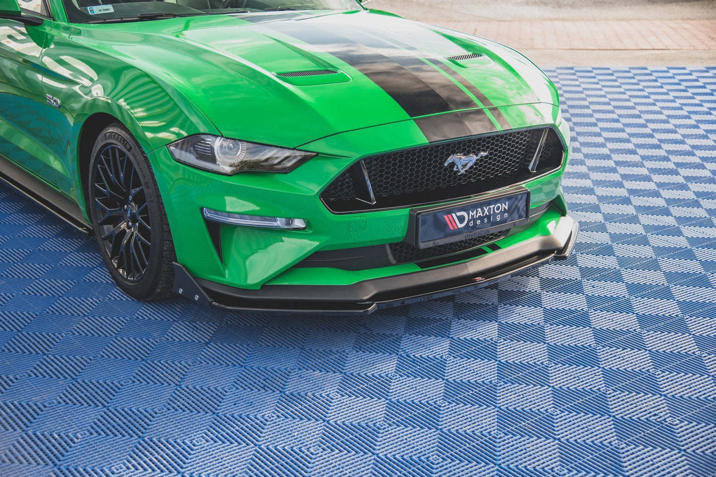 Front Ansatz +Flaps für V.2 Ford Mustang GT Mk6 Facelift