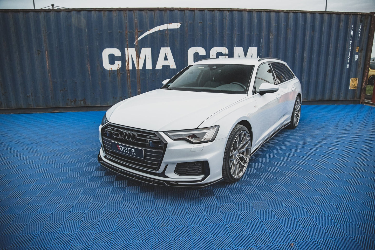 Front Ansatz V.3 für Audi A6 S-Line / S6 C8  Carbon Look