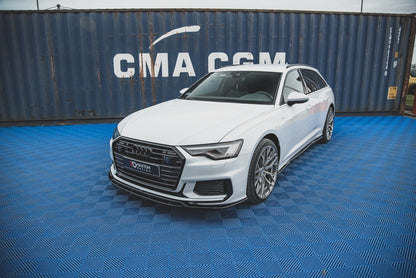 Front Ansatz V.3 für Audi A6 S-Line / S6 C8  Carbon Look