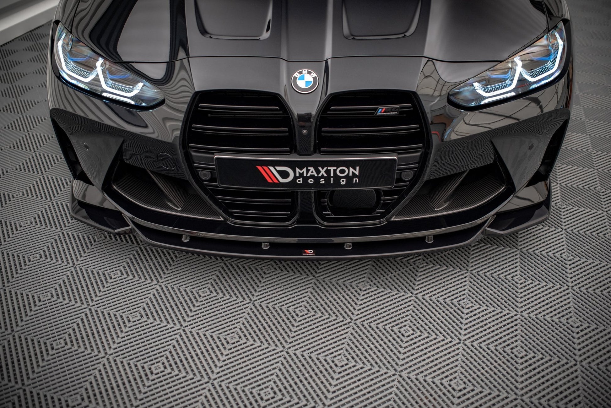 Front Ansatz V.2 für BMW M4 G82 / M3 G80 schwarz matt