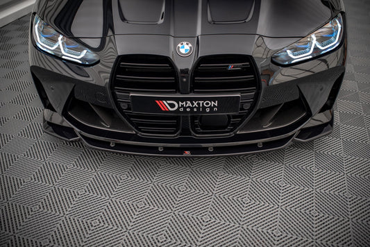 Front Ansatz V.2 für BMW M4 G82 / M3 G80 schwarz Hochglanz