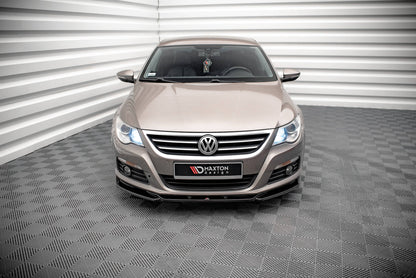 Front Ansatz V.4 für Volkswagen Passat CC schwarz matt