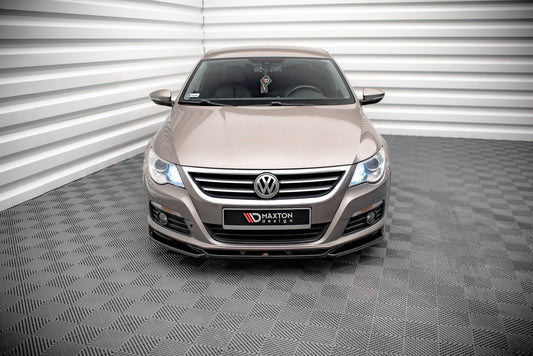 Front Ansatz V.4 für Volkswagen Passat CC schwarz matt
