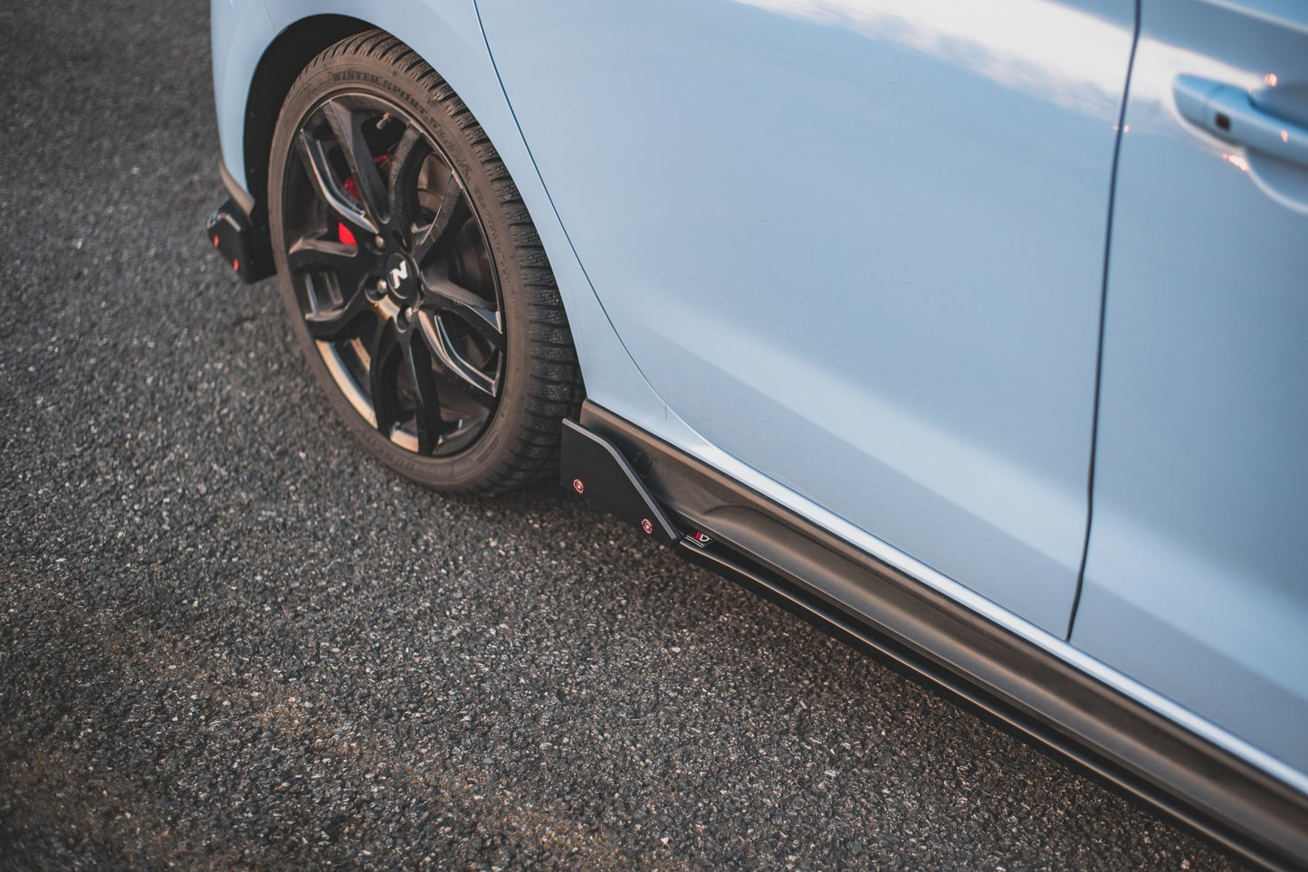 Seitenschweller Ansatz für + Flaps  V.5 Hyundai I30 N Mk3 / Mk3 FL Hatchback/Fastback