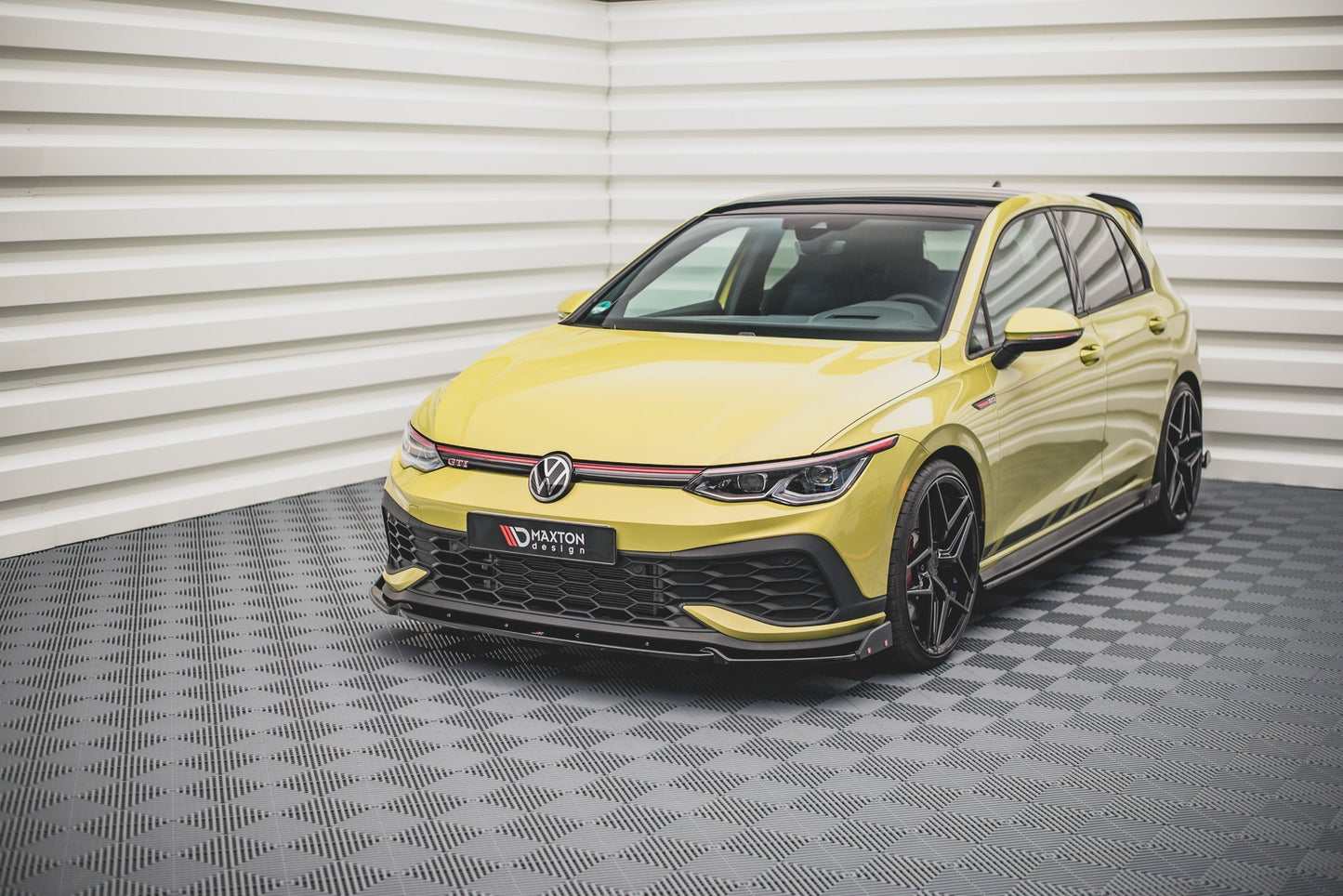 Front Ansatz +Flaps für V.1 Volkswagen Golf 8 GTI Clubsport