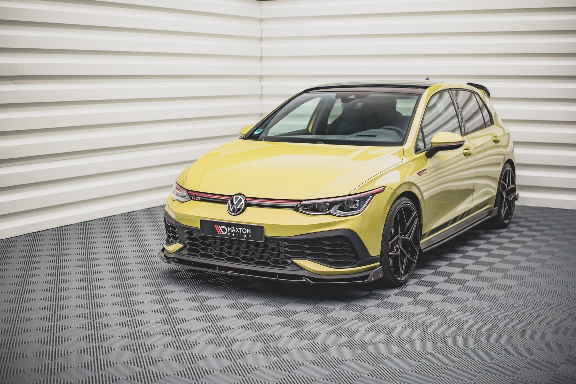 Front Ansatz +Flaps für V.1 Volkswagen Golf 8 GTI Clubsport