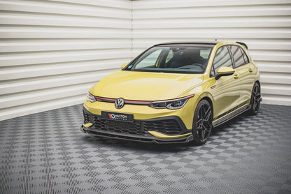 Front Ansatz +Flaps für V.1 Volkswagen Golf 8 GTI Clubsport